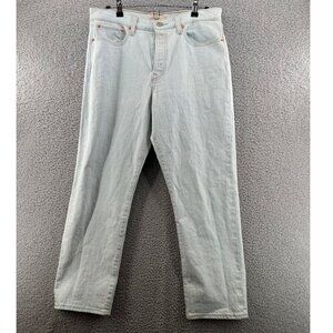 Levis Wedgie Straight Jeans Light Wash Size 32